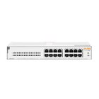 HP E Aruba Networking Aruba Instant On 1430 16G Class4 PoE 124W Non gestito L2 Gigabit Ethernet (10/100/1000) Supporto Power over Ethernet (PoE) 1U Bianco