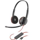 HP POLY Blackwire 3220 Stereo USB-C Headset +USB-C/A Adapter (Bulk)