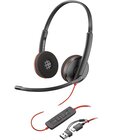 HP POLY Blackwire 3220 Stereo USB-C Headset +USB-C/A Adapter