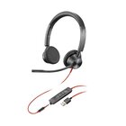 HP POLY Blackwire 3325 USB-A + 3.5mm Stereo Headset