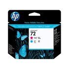 HP TESTINA MAGENTA E CIANO N 72 PER DESIGNJET T1100
