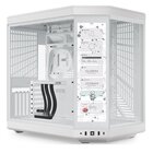 Hyte Y70 Mid Tower Modern Aesthetic Bianco Display 14" Touch