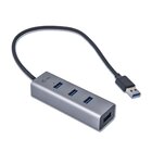 I-TEC Metal U3HUBMETAL403 USB 3.2 Gen 1 Type-A Grigio