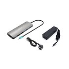 I-TEC Metal USB-C Nano 2x Display Docking Station with PD 100 W + Charger 100W