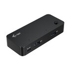 I-TEC Pratico HUB USB Universale con funzione KVM - 2x USB-C + 2x USB-A 3.0