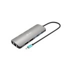 I-TEC USB-C Metal Nano 2x Display Docking Station + Power Delivery 100 W