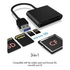 Icy Box IB-CR301-U3 lettore di schede USB 3.2 Gen 1 (3.1 Gen 1) Nero - Card reader SD Micro SD CF Compact Flash