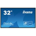 IIyama LE3241S-B1 visualizzatore di messaggi Pannello piatto per segnaletica digitale 80 cm (31.5") 350 cd/m² Full HD Nero 18/7