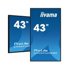 IIyama LH4341UHS-B2 visualizzatore di messaggi 108 cm (42.5") LCD 500 cd/m² 4K Ultra HD Processore integrato Android 8.0 18/7