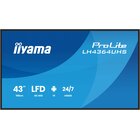 IIyama LH4364UHS-B1AG visualizzatore di messaggi Pannello piatto per segnaletica digitale 109,2 cm (43") LED Wi-Fi 500 cd/m² 4K Ultra HD Nero Android 24/7