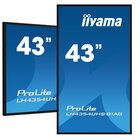 IIyama LH4375UHS-B1AG visualizzatore di messaggi 108 cm (42.5") LCD 500 cd/m² 4K Ultra HD Processore integrato Android 8.0 18/7