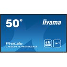 IIyama LH5041UHS-B2AG Pannello piatto per segnaletica digitale 127 cm (50") LCD 500 cd/m² 4K Ultra HD Nero 24/7