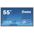 IIyama LH5570UHB-B1 visualizzatore di messaggi Pannello piatto per segnaletica digitale 138,7 cm (54.6") VA 700 cd/m² 4K Ultra HD Nero Processore integrato Android 9.0 24/7
