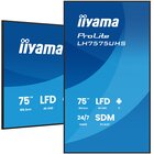 IIyama LH7575UHS-B2AG visualizzatore di messaggi Pannello piatto per segnaletica digitale 190,5 cm (75") LCD Wi-Fi 500 cd/m² 4K Ultra HD Nero Processore integrato Android 11 24/7