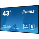 IIyama PROLITE Pannello A digitale 108 cm (42.5") LED Wi-Fi 500 cd/m² 4K Ultra HD Nero Processore integrato Android 11 24/7