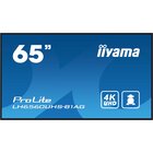 IIyama PROLITE Pannello A digitale 165,1 cm (65") LED Wi-Fi 500 cd/m² 4K Ultra HD Nero Processore integrato Android 11 24/7