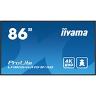 IIyama PROLITE Pannello A digitale 2,18 m (86") LED Wi-Fi 500 cd/m² 4K Ultra HD Nero Processore integrato Android 11 24/7