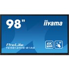 IIyama PROLITE Pannello A digitale 2,49 m (98") LED Wi-Fi 400 cd/m² 4K Ultra HD Nero Touch screen Processore integrato Android 24/7