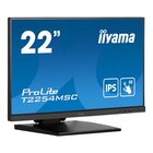 IIyama ProLite T2254MSC-B1AG Monitor PC 54,6 cm (21.5") 1920 x 1080 Pixel Full HD LED Touch screen Nero