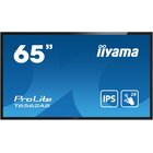 IIyama T6562AS-B1 visualizzatore di messaggi Pannello piatto interattivo 163,8 cm (64.5") IPS 500 cd/m² 4K Ultra HD Nero Touch screen Processore integrato Android 8.0 24/7