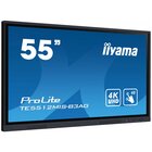 IIyama TE5512MIS-B3AG visualizzatore di messaggi 139,7 cm (55") LCD 400 cd/m² 4K Ultra HD Touch screen Processore integrato Android 8.0 18/7