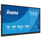 IIyama TE7513A-B1AG visualizzatore di messaggi Pannello piatto interattivo 190,5 cm (75") Wi-Fi 450 cd/m² 4K Ultra HD Nero Touch screen Processore integrato Android 18/7
