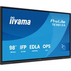 IIyama TE9813A-B2AG visualizzatore di messaggi Design chiosco 2,48 m (97.5") Wi-Fi 500 cd/m² 4K Ultra HD Nero Touch screen Processore integrato Android 24/7