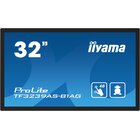 IIyama TF3239AS-B1AG visualizzatore di messaggi Pannello piatto per segnaletica digitale 80 cm (31.5") LED 500 cd/m² 2.4K Ultra HD Nero Touch screen Processore integrato Android 24/7