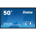 IIyama TF5039AS-B1AG visualizzatore di messaggi Pannello piatto per segnaletica digitale 125,7 cm (49.5") LED 500 cd/m² 4K Ultra HD Nero Touch screen Processore integrato Android 24/7