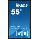 IIyama TF5539AS-B1AG visualizzatore di messaggi Pannello piatto per segnaletica digitale 138,7 cm (54.6") LED 500 cd/m² 4K Ultra HD Nero Touch screen Processore integrato Android 24/7