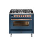 Ilve P096DNE3/MBP cucina Cucina freestanding Elettrico Gas Blu A+