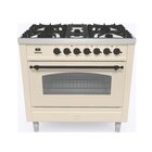 Ilve P09PNE3/AWB cucina Cucina freestanding Elettrico Gas Bianco A+