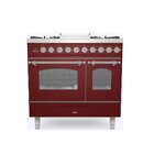 Ilve PD09FNE3/BUC cucina Cucina freestanding Elettrico Gas Borgogna A+