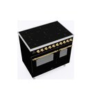 Ilve PDI096NE3/BKG cucina Cucina freestanding Elettrico Piano cottura a induzione Nero A+