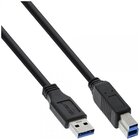 InLine 4043718129942 cavo USB 2 m USB 3.2 Gen 1 (3.1 Gen 1) USB B USB A Nero