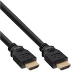 InLine Cavo HDMI-High Speed, Dorato, 1,5m, 3D, nero, maschio / maschio