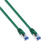 InLine Cavo patch Lan, S/FTP(PiMf), Cat.6a, 500MHz, CU, halogenf., verde, 1m