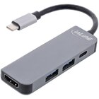 InLine Multihub USB 3.2 Gen.1, 2x USB-A, HDMI 4K/30Hz, USB-C PD 87W