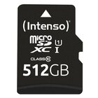 Intenso MicroSD 512GB UHS-I Perf CL10| Performance Classe 10