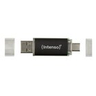 Intenso Twist Line unità flash USB 256 GB USB Type-A / USB Type-C 3.2 Gen 1 (3.1 Gen 1) Antracite
