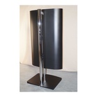 ITB PM5160 base da pavimento per tv a schermo piatto 75" Nero, Cromo
