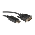 ITB ROLINE 2m DVI-DisplayPort cavo DVI DVI-D Nero