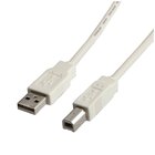 ITB ROLINE USB 2.0 Cable cavo USB 3 m USB A USB B Bianco