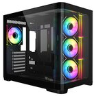 iTek DARK CAVE CURVED Tower Nero