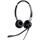 JABRA Biz 2400 II QD Duo NC Stereofonico Padiglione auricolare Nero, Argento