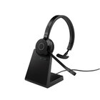 JABRA Evolve 65 TE Auricolare Con cavo e senza cavo A Padiglione Ufficio USB tipo A Bluetooth Base di ricarica Nero