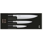 KAI 67S-300 posata da cucina e set di coltelli 3 pz