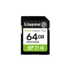 Kingston 64GB SDXC Canvas Select Plus Gen3 100MB/s C10 UHS-I U1 V10