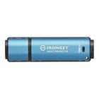 Kingston IronKey Vault Privacy 50 USB 128 GB 3.2 Gen 1 (3.1 Gen 1) Blu