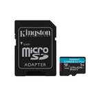 Kingston microSDXC Canvas Go Plus Gen4 200MB/s A2 U3 V30 da 1 TB + adattatore
